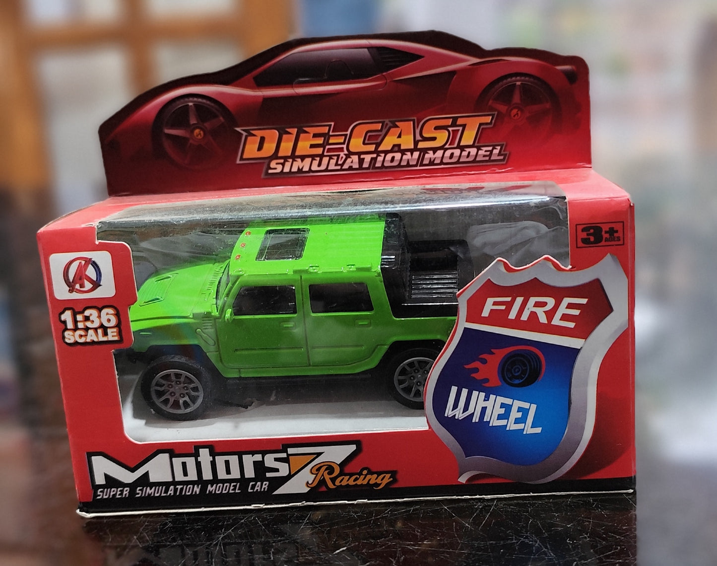 Motor 7 Race Car/Jeep die cast