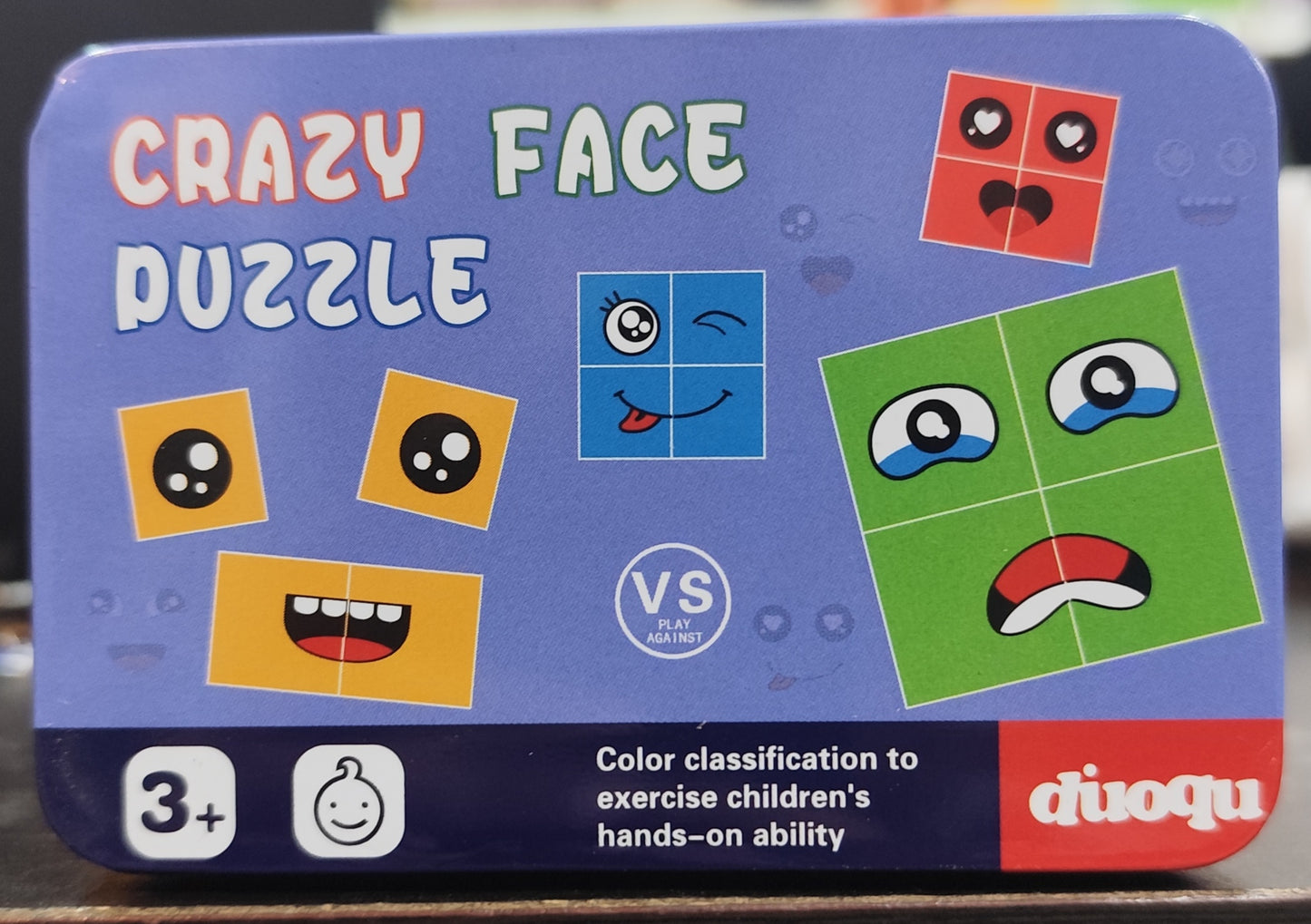 Crazy face puzzle