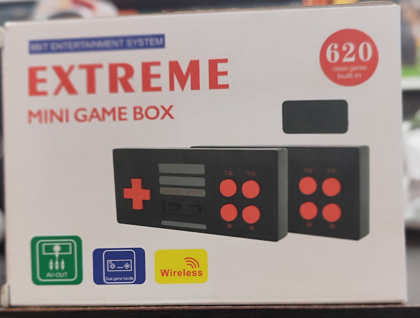 Extreme Mini Game box video game TV