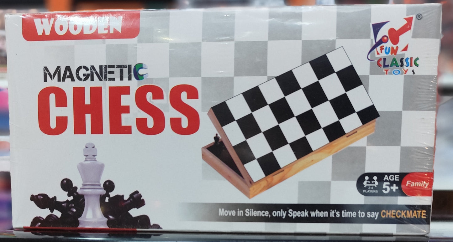 Wooden Magnetic chess New