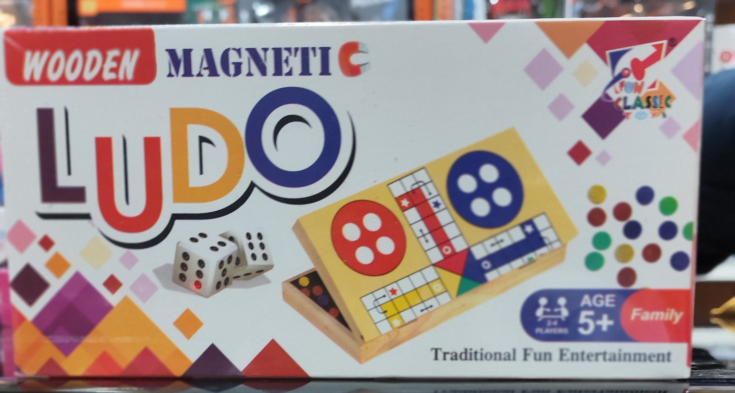 Wooden Magnetic Ludo New