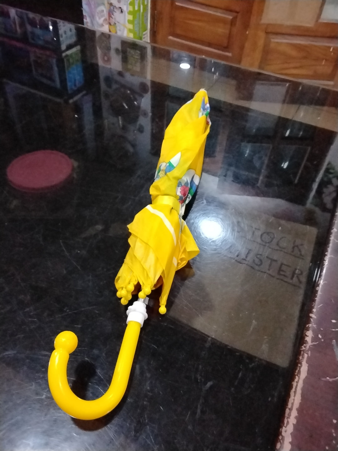 Yellow umbrella refurbished
