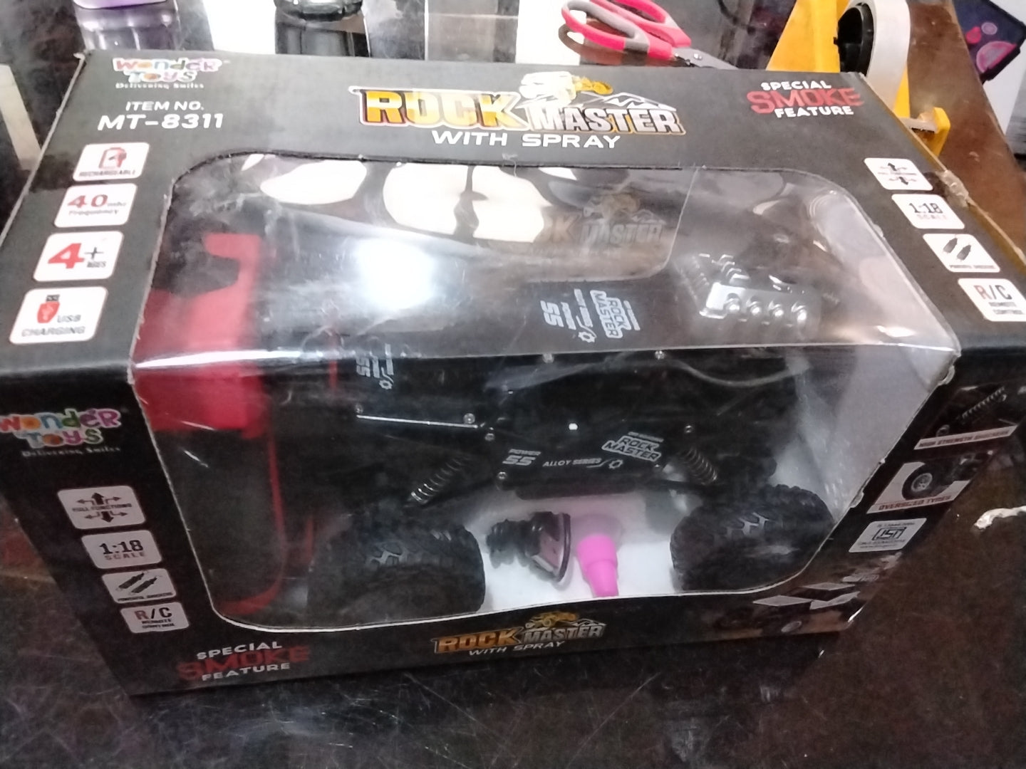 Rock master with spray new