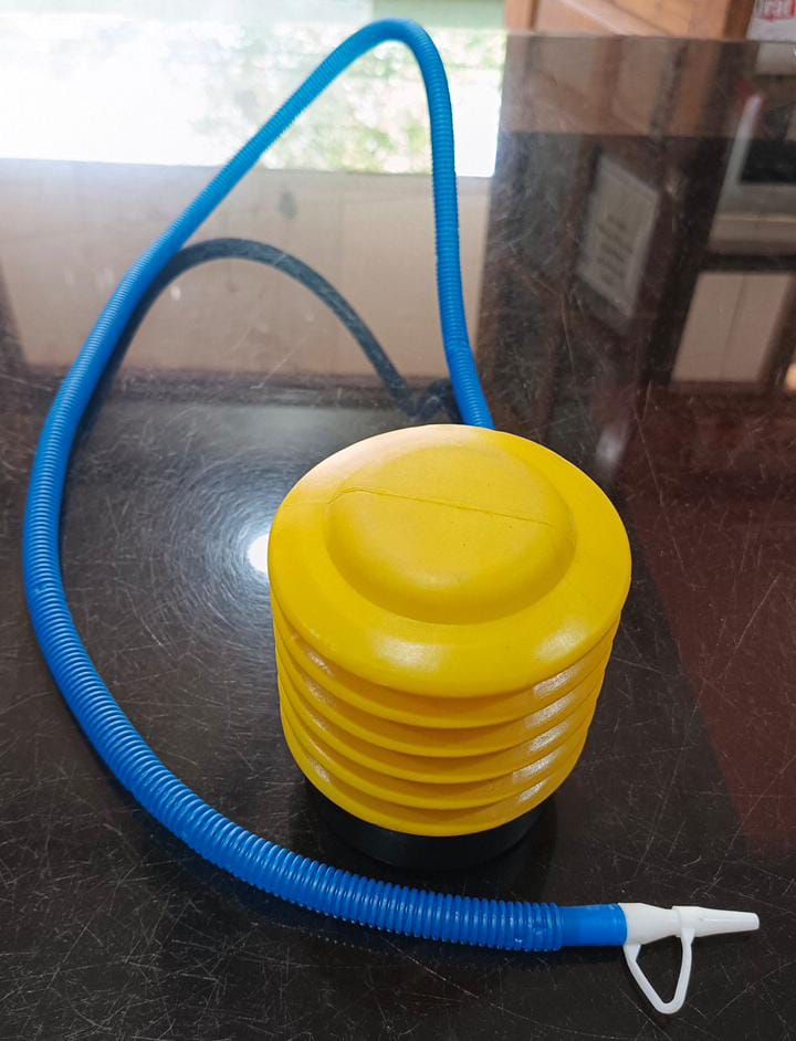 yellow pump refurbished