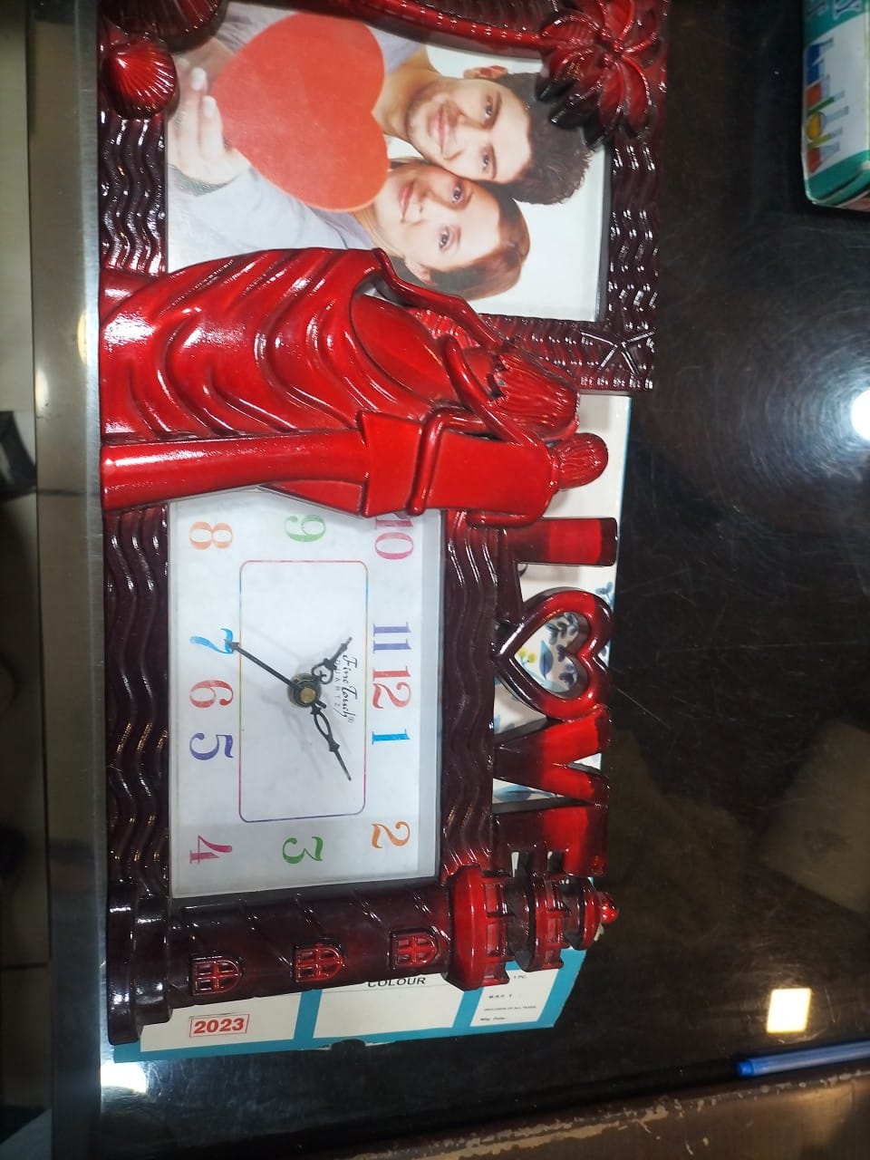 Refurbished - photo frame plus clock