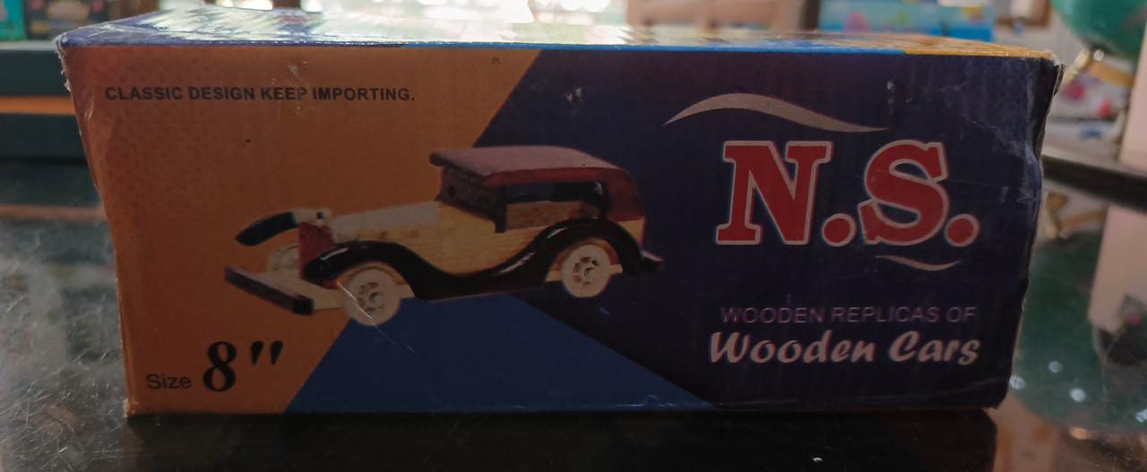wooden car refurbished