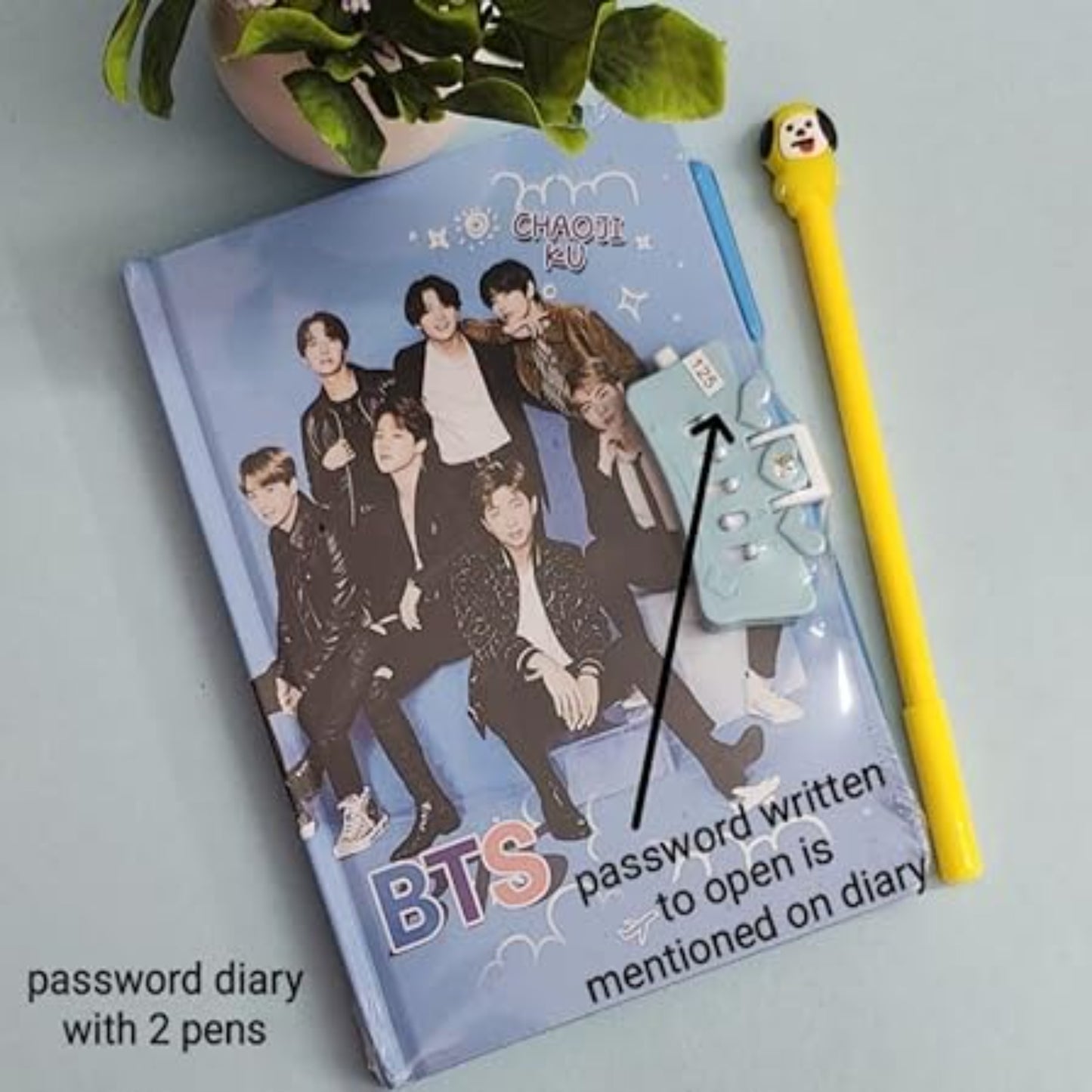 BTS Lock Diary 1074