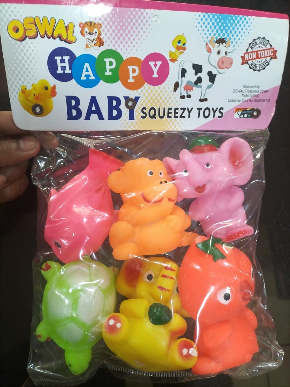 Baby Squizzy Toys Big-6pcs