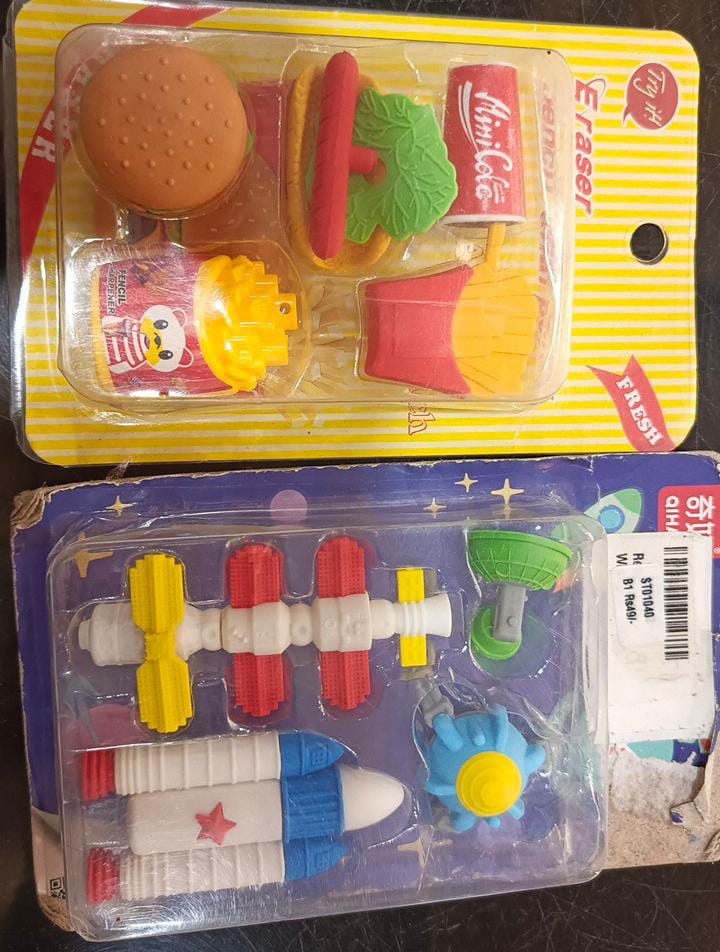 Eraser set refurbished