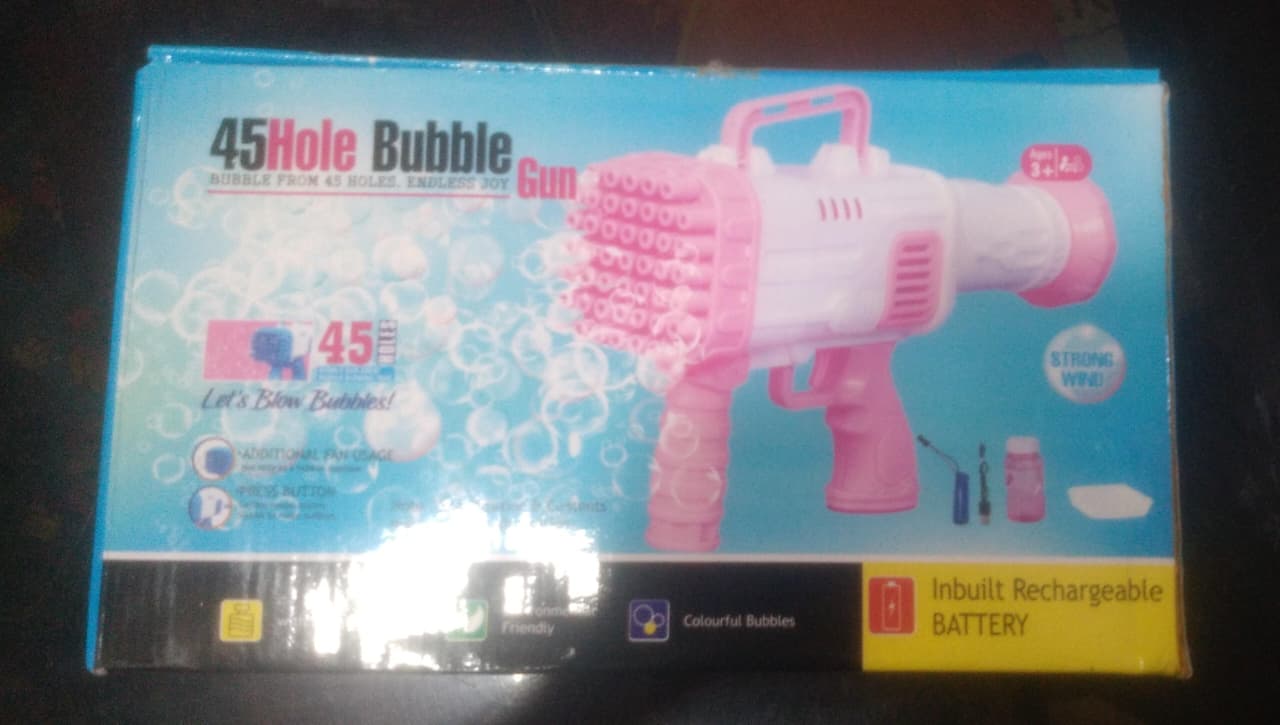BUBBLE GUN NEW 45 HOLE