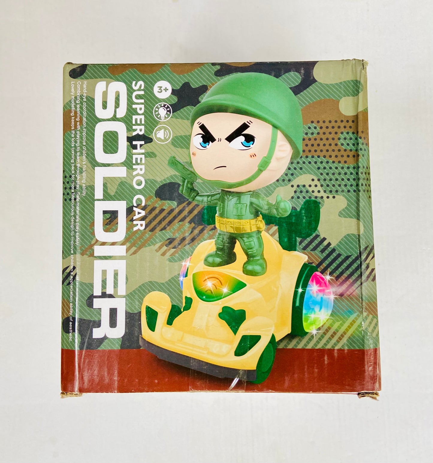 Soldier Superhero Car