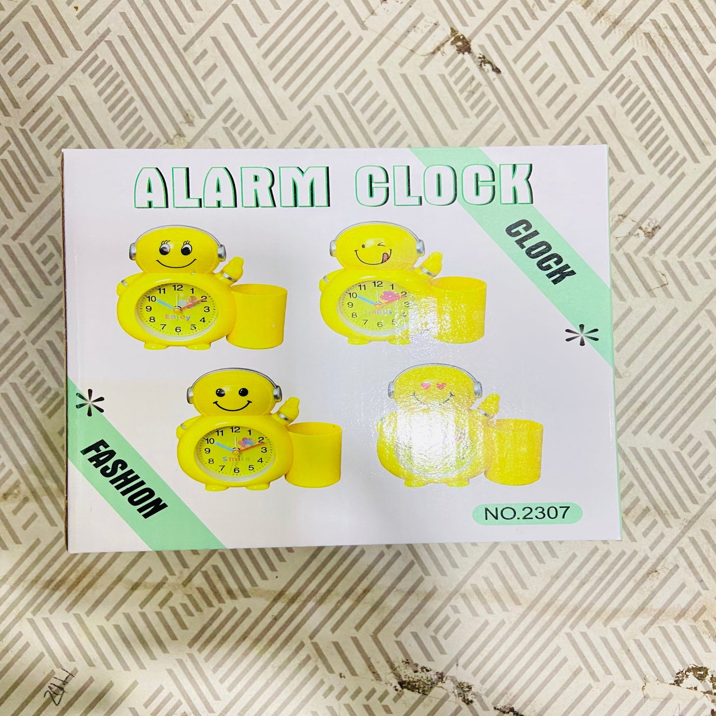 Space Alarm Clock With Pen Stand