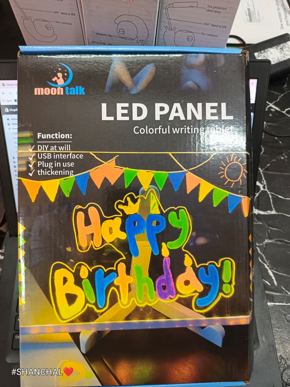 MOON TALK LED PANEL NEW WITH LIGHT