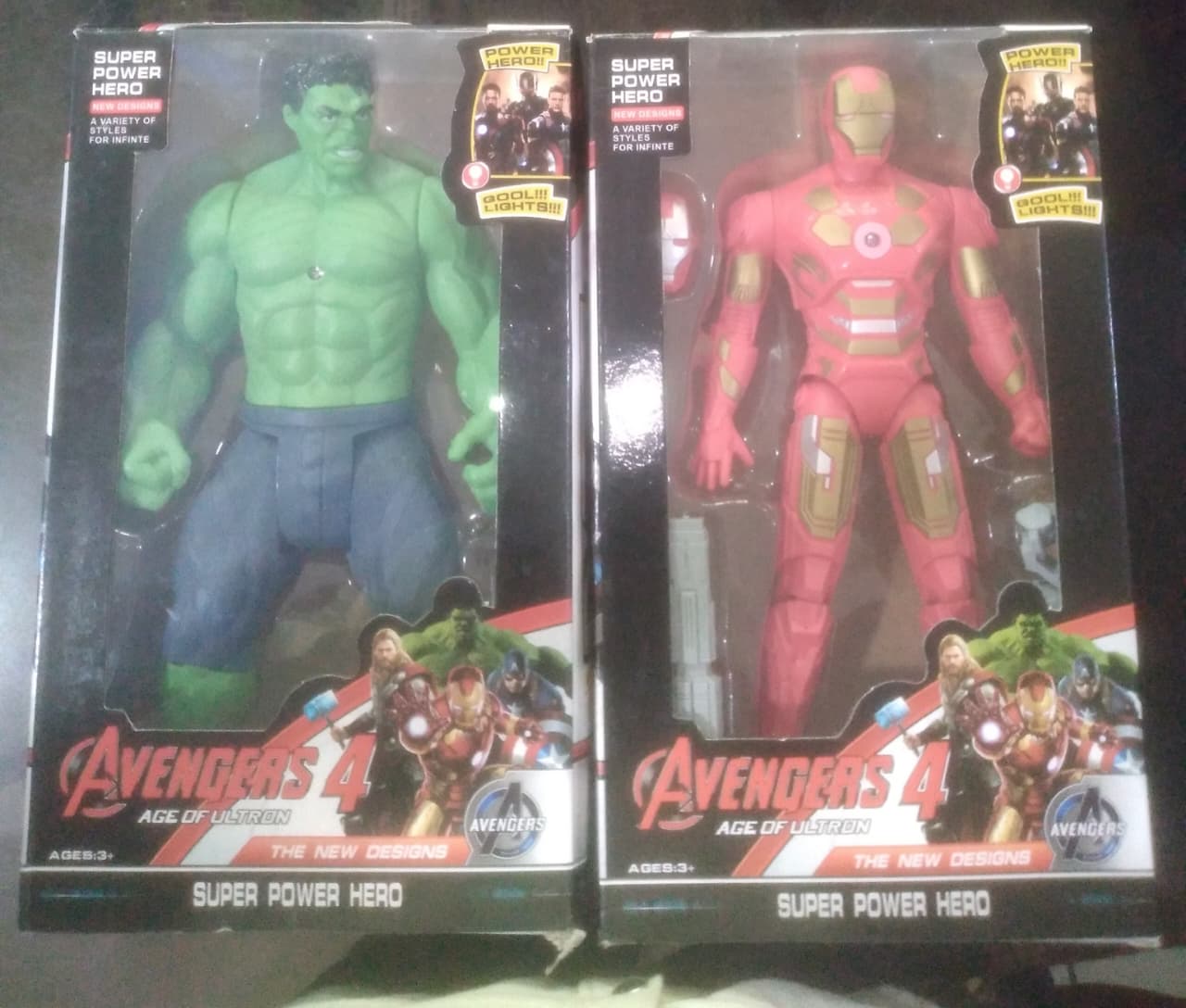 SUPERHERO 1 PC SET NEW