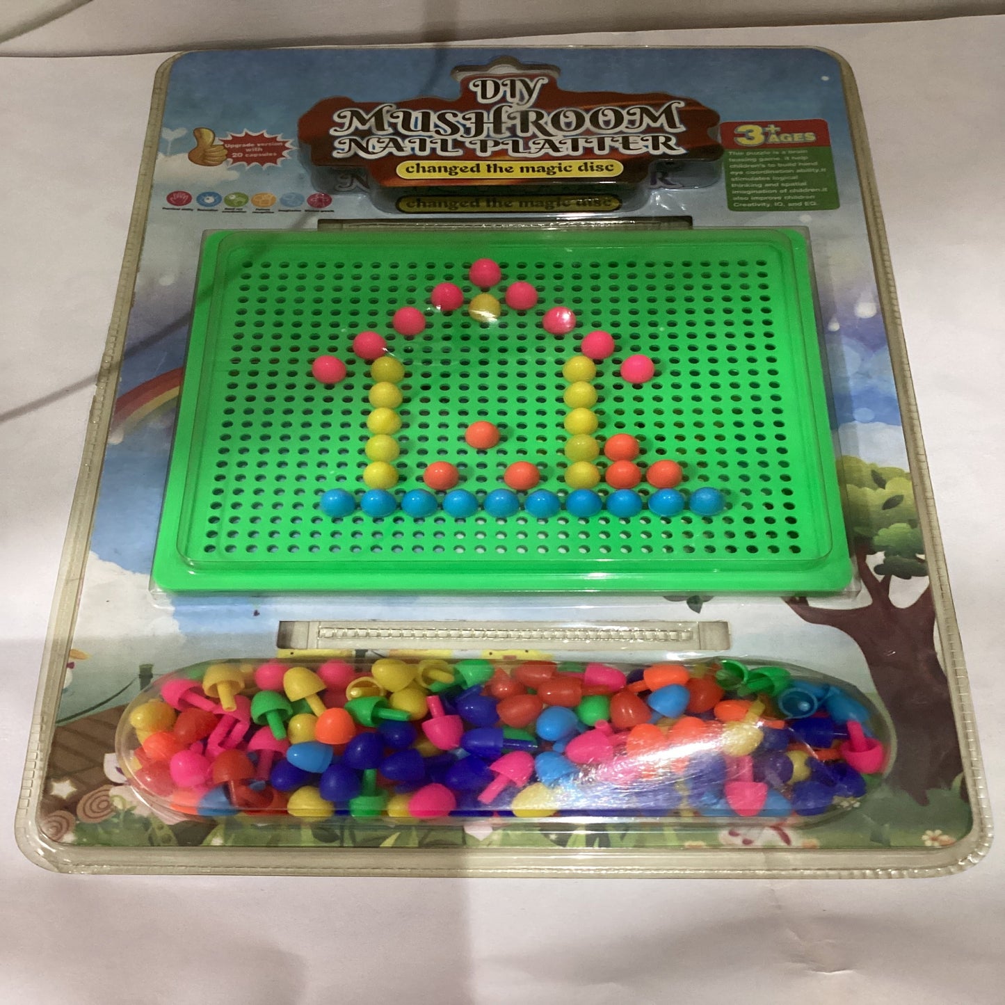 mushroom nail platter