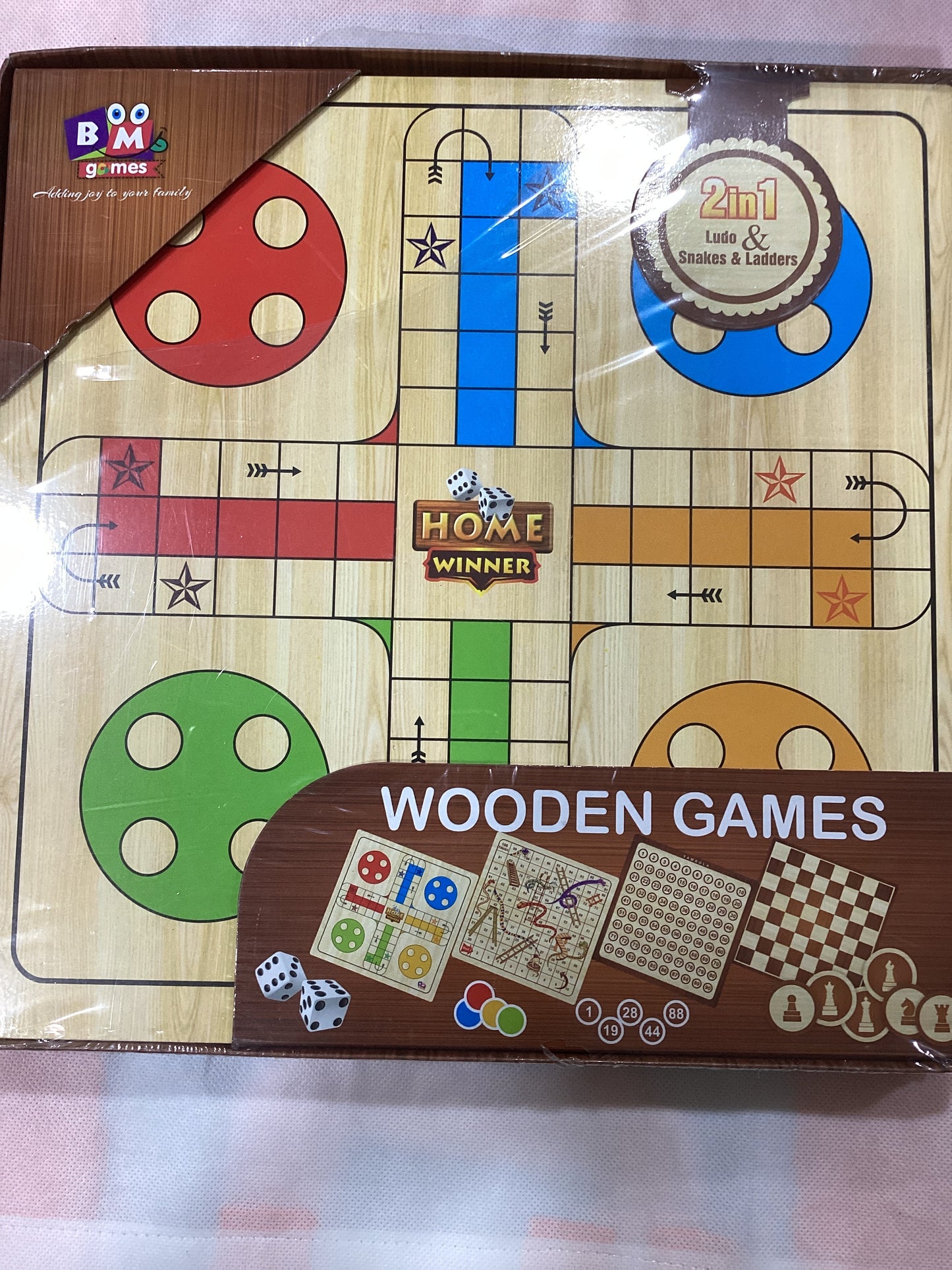 Wooden Games Ludo