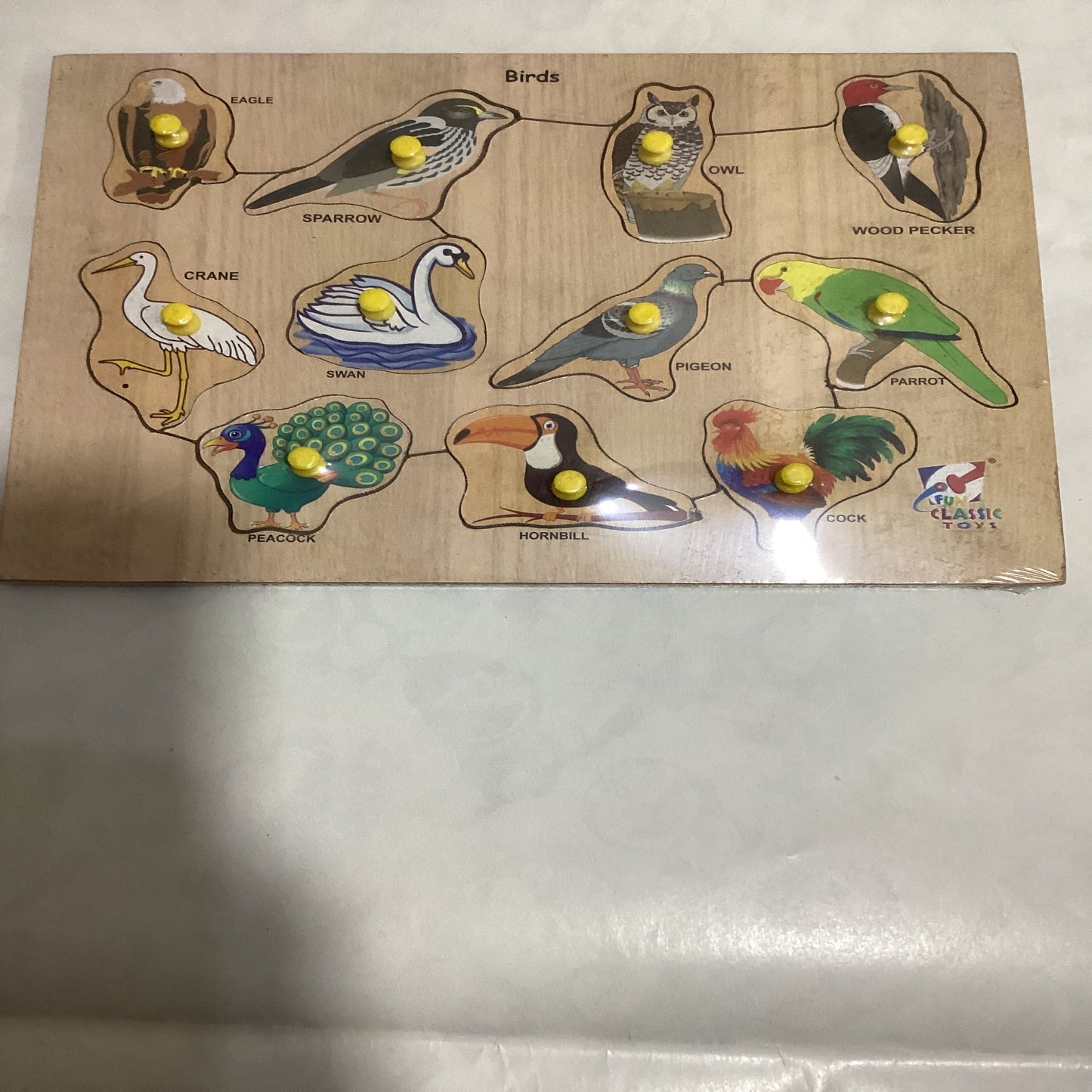 Wooden Puzzle Bird
