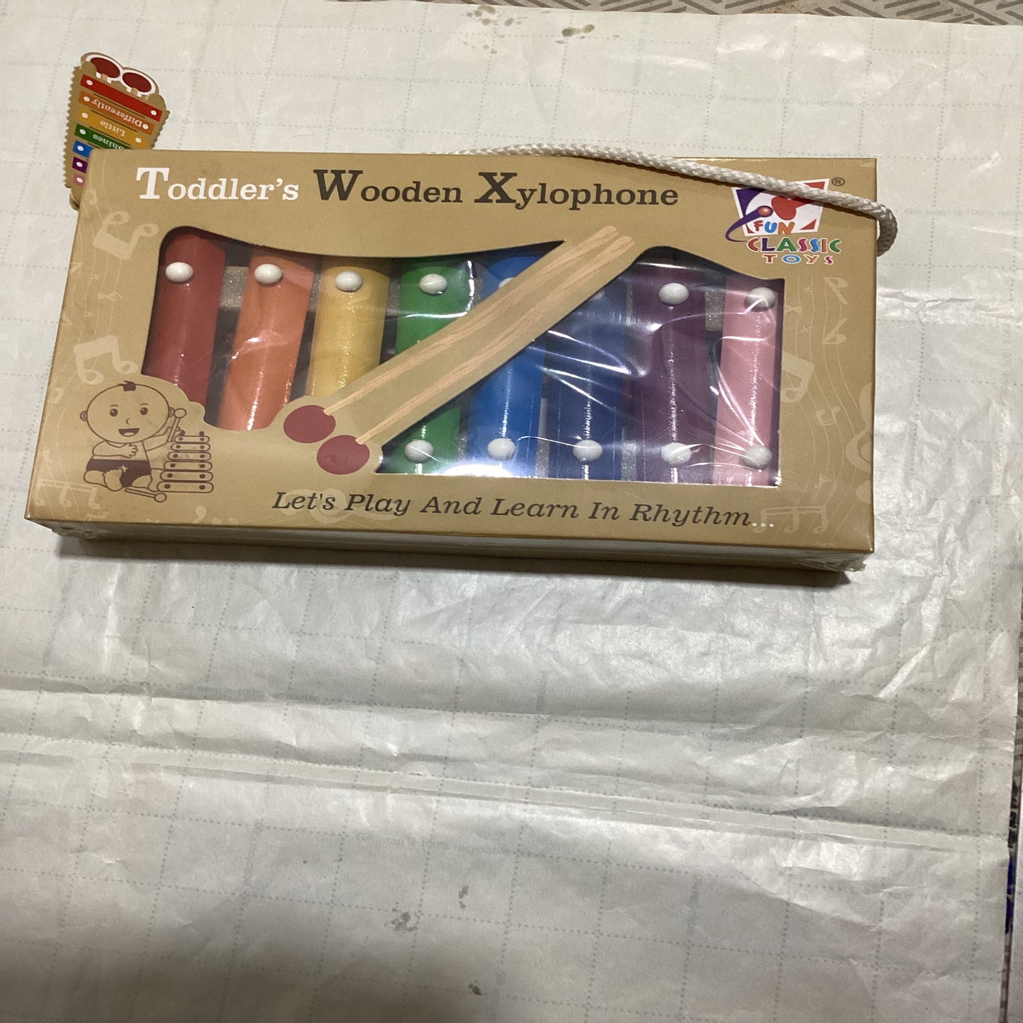 Toddler's Wooden Xylophone