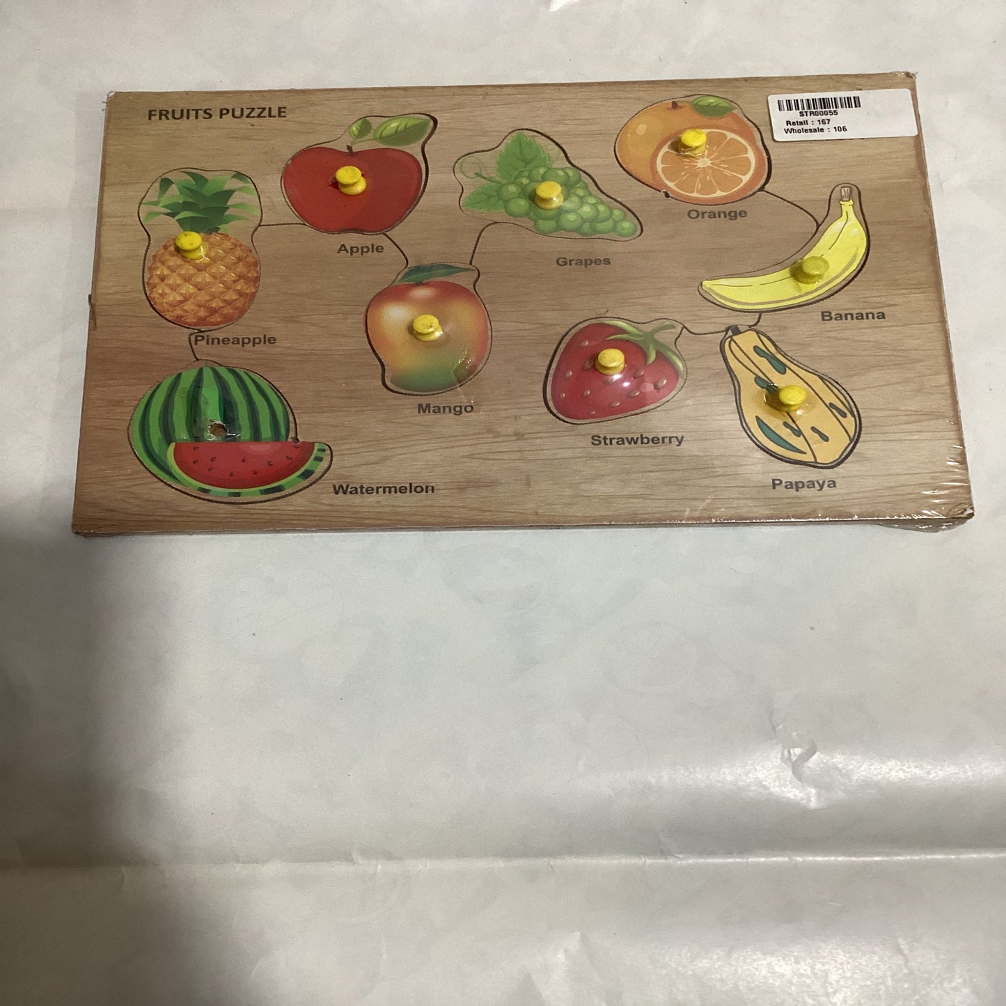 Wooden Puzzle Fruits
