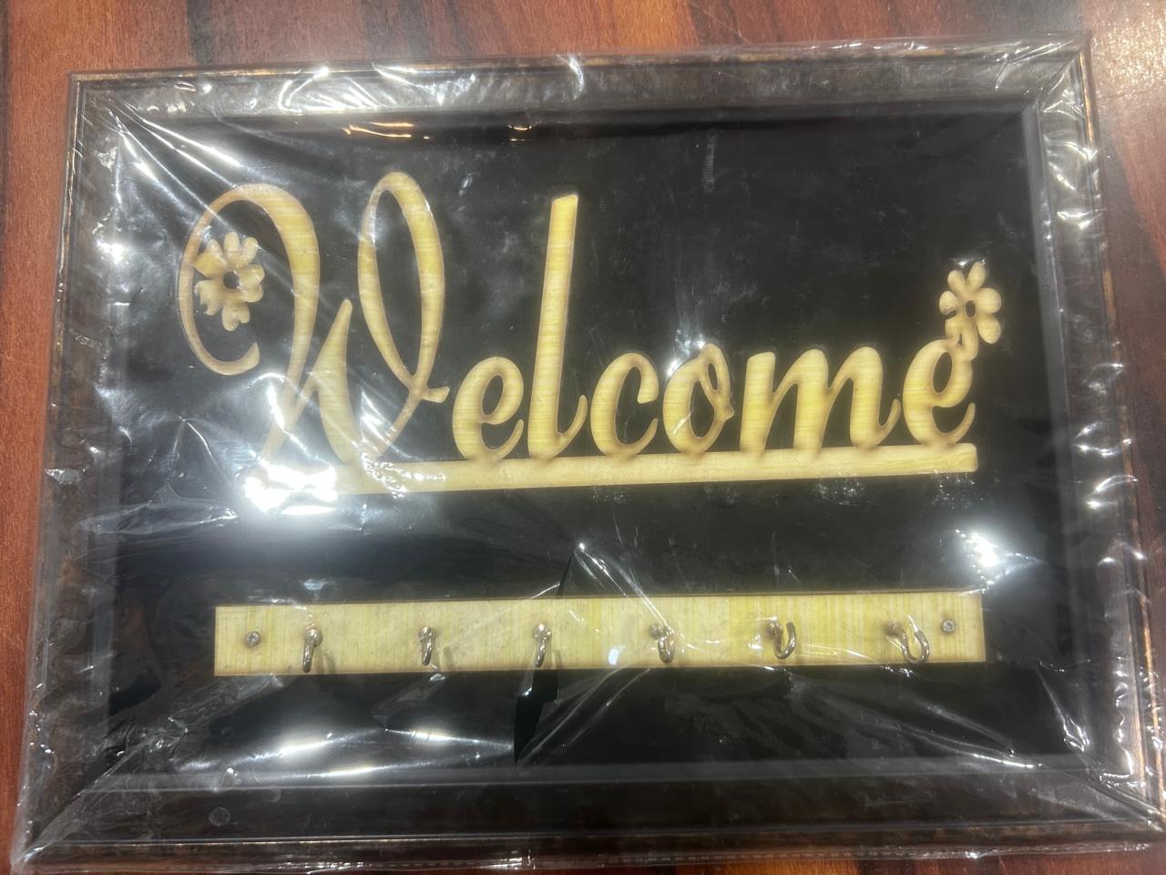 welcome key hanger