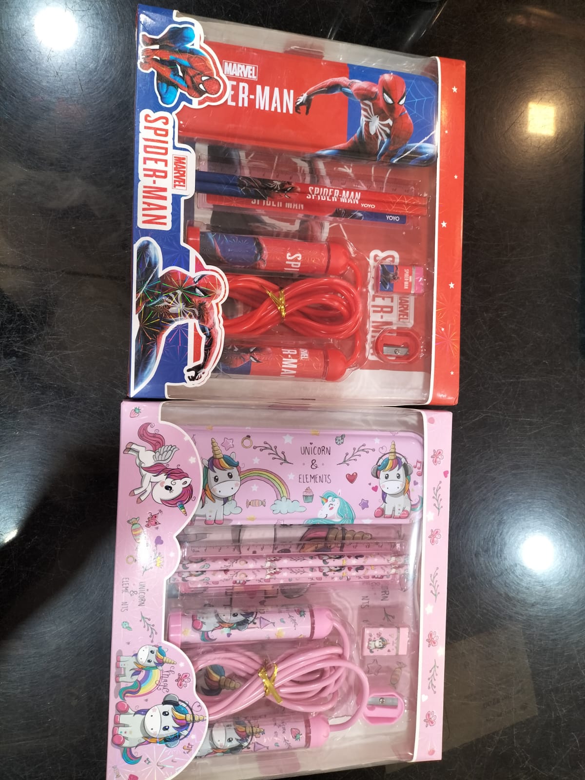 Stationery set with skipping rope 8026