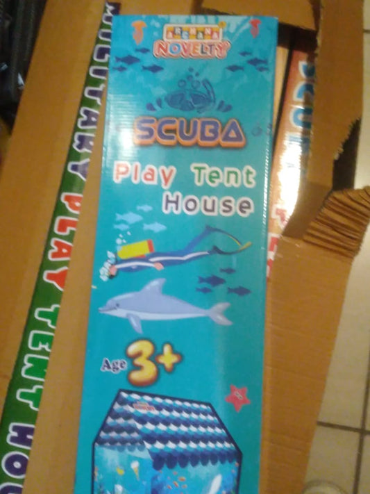 Scuba play tent house