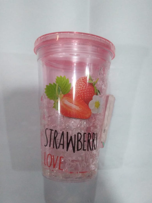 Straw transparent glass - big