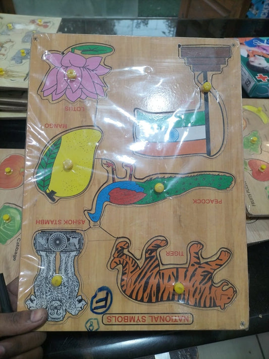 Wooden Puzzle National Symbol