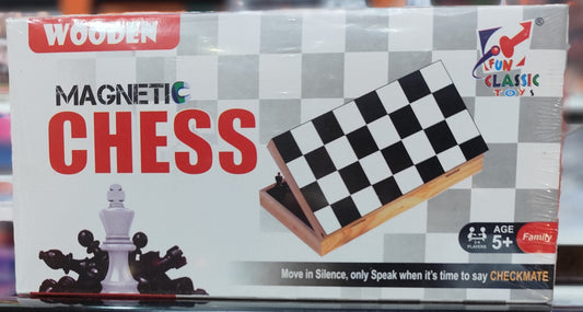Wooden Magnetic chess New