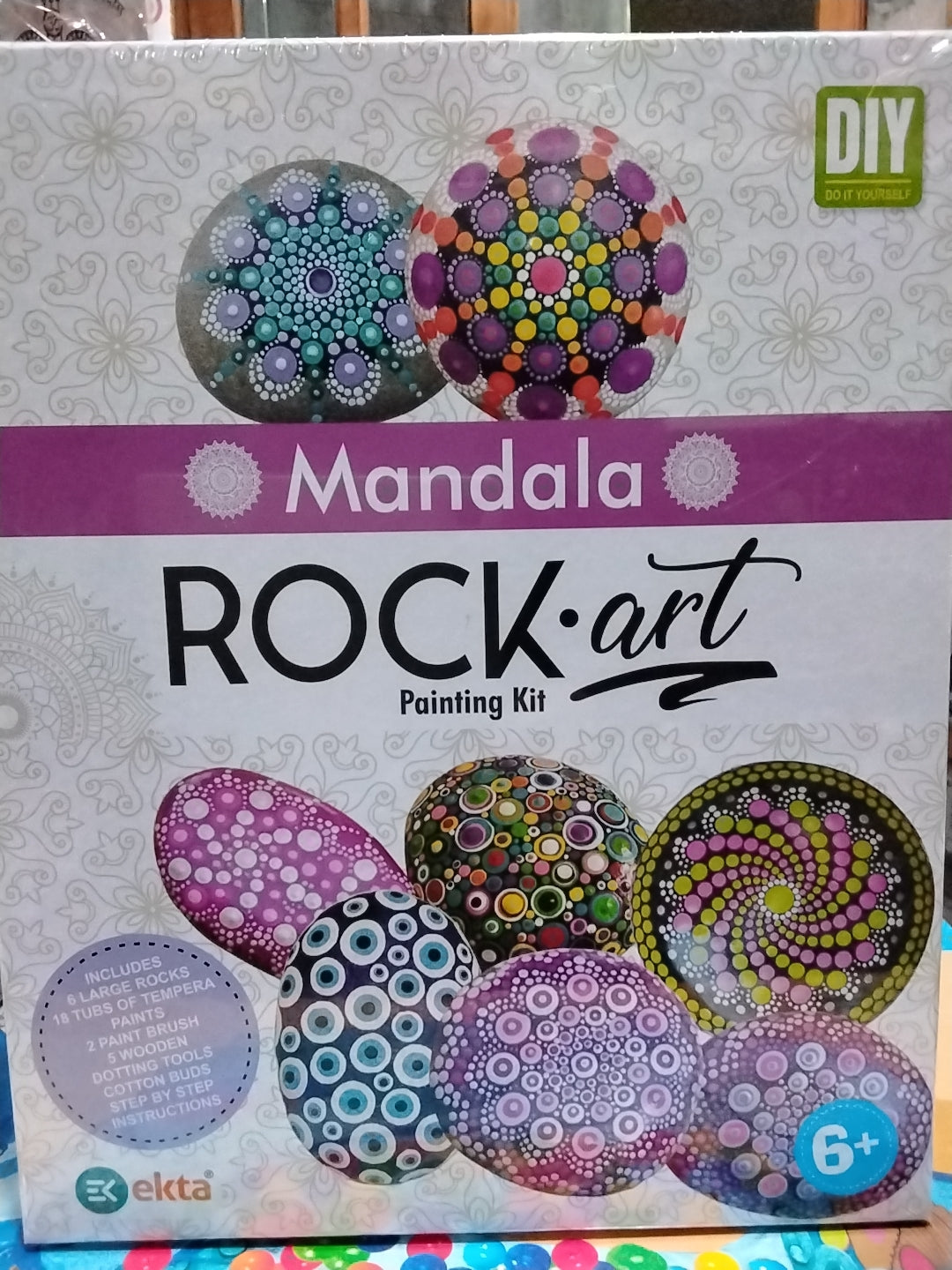 Mandala rock art diy