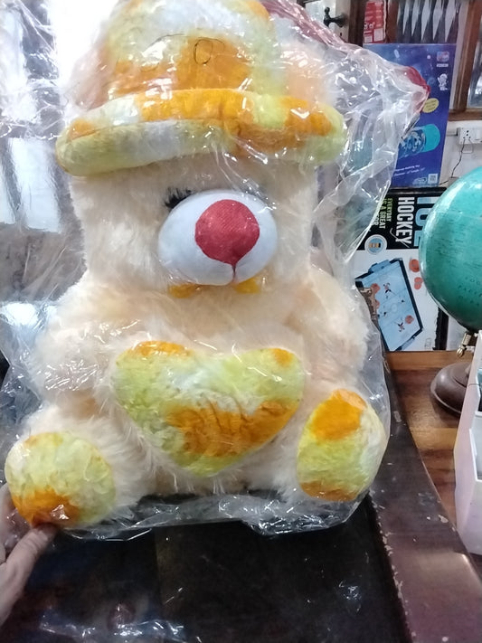 refurbished teddy bear with heart