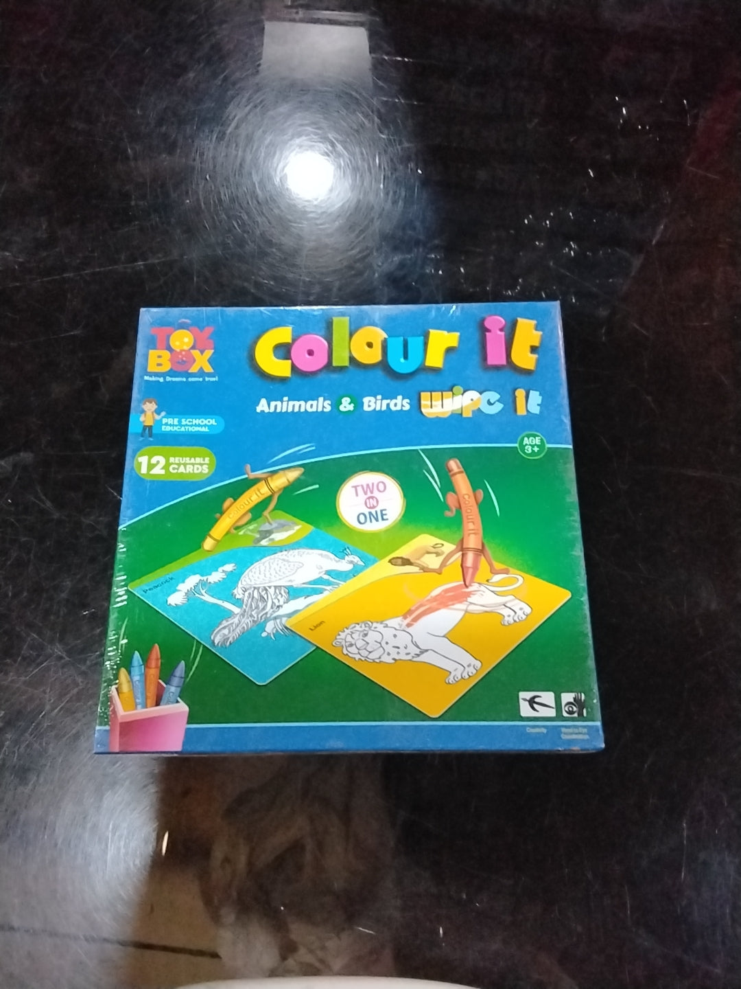 Colour it wipe it