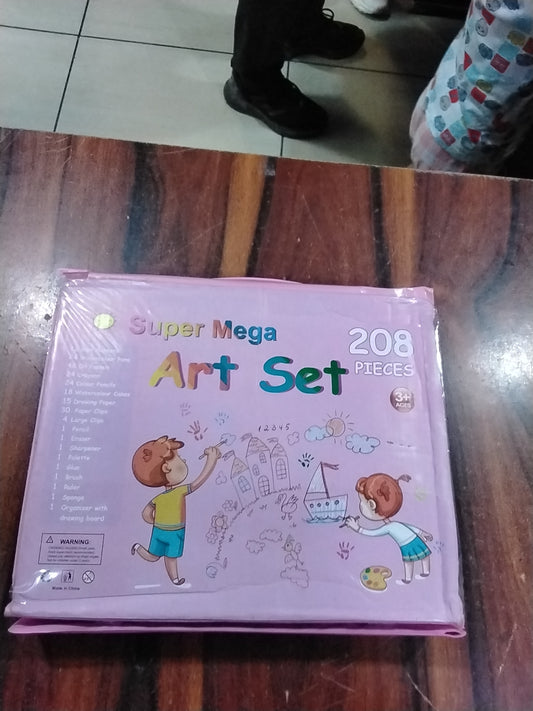 Super mega art set 208 pc
