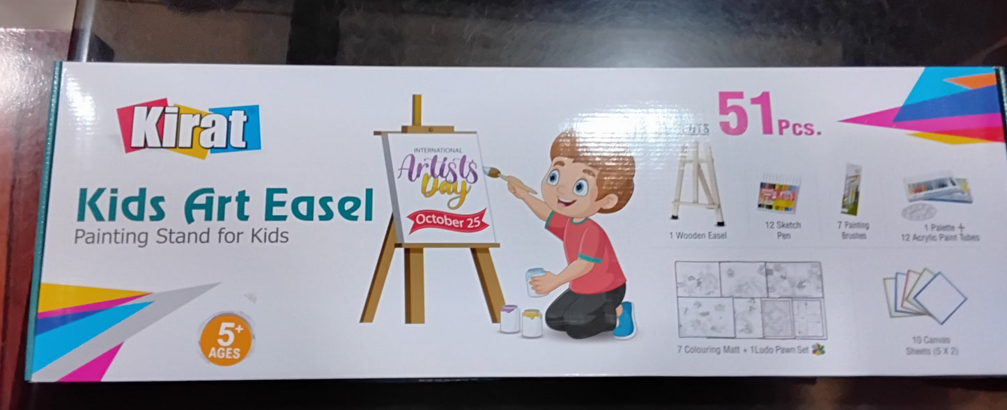 Kids art easel