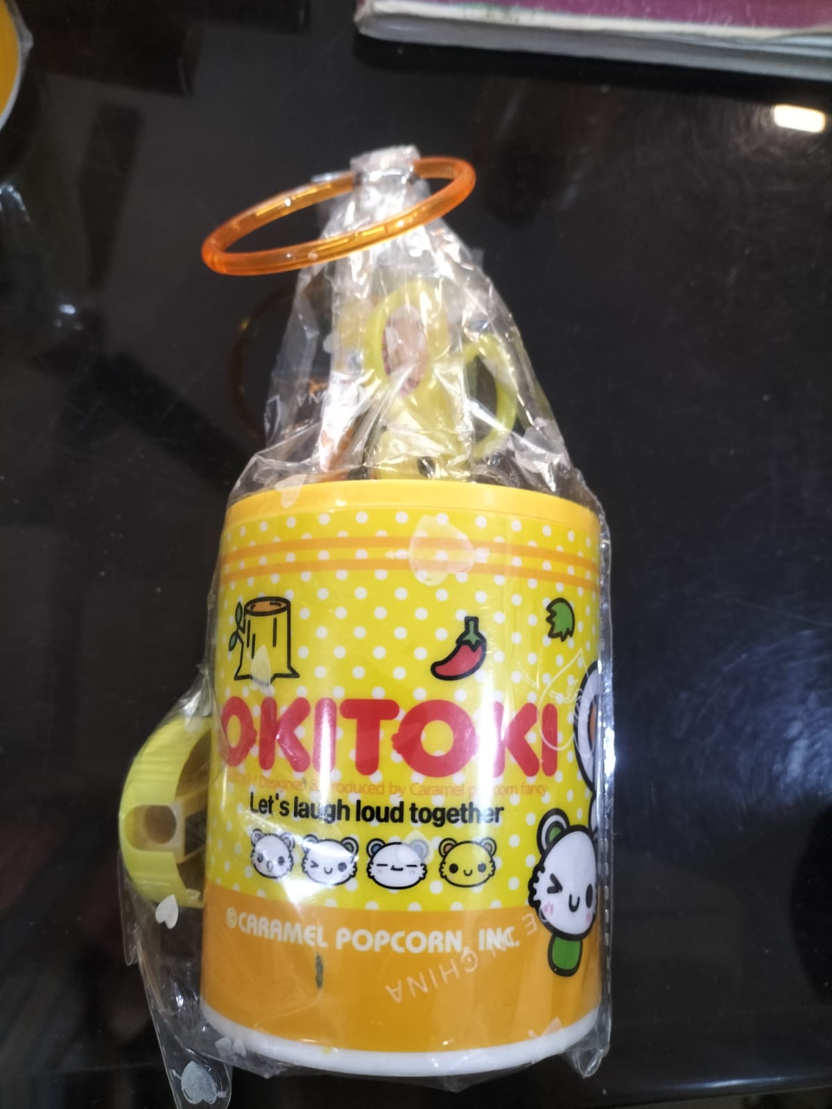 Okitoki yellow glass set