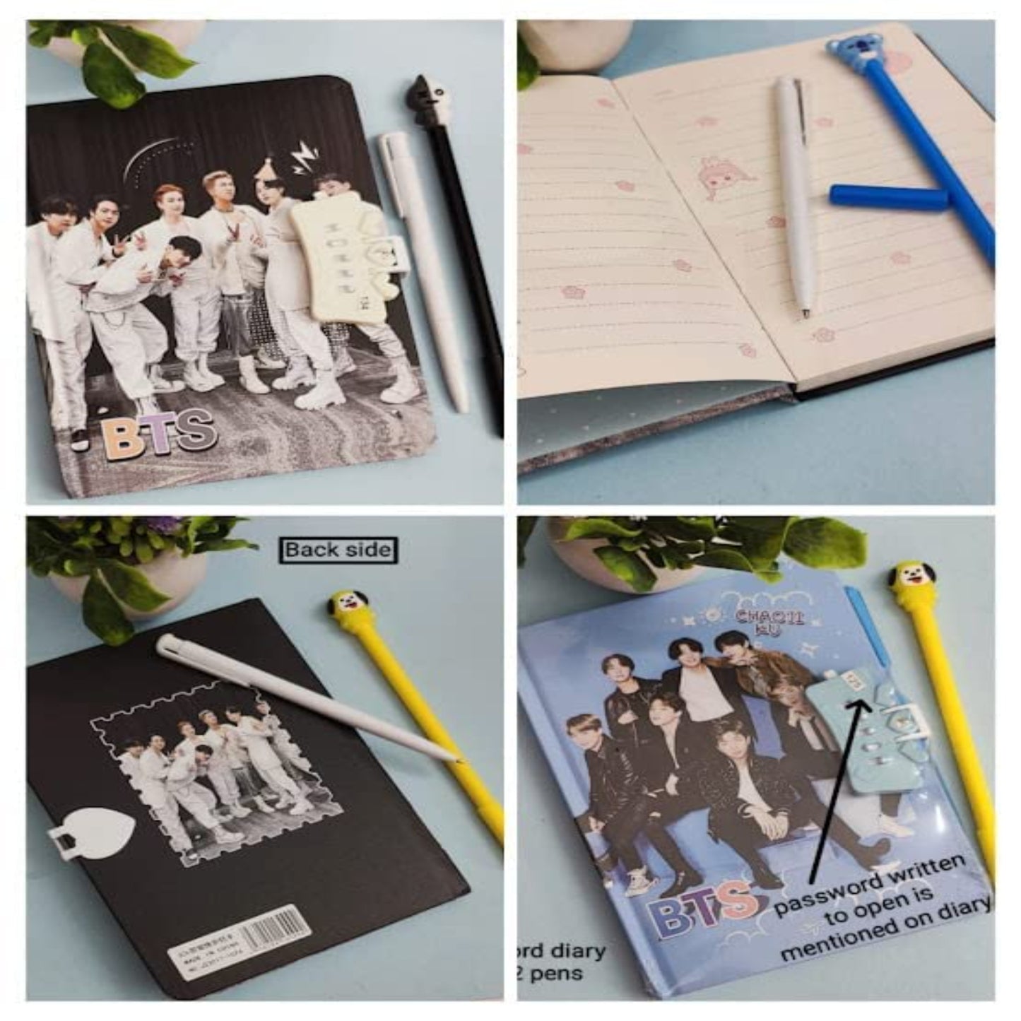 BTS Lock Diary 1074