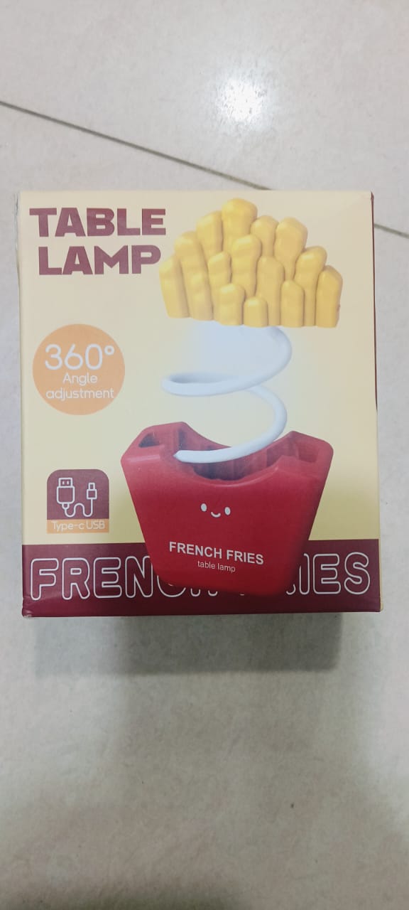 FRENCH FRIES TABLE LAMP NEW