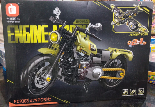ENGINE MORPYY LEGO BLOCK 2 IN 1 NEW