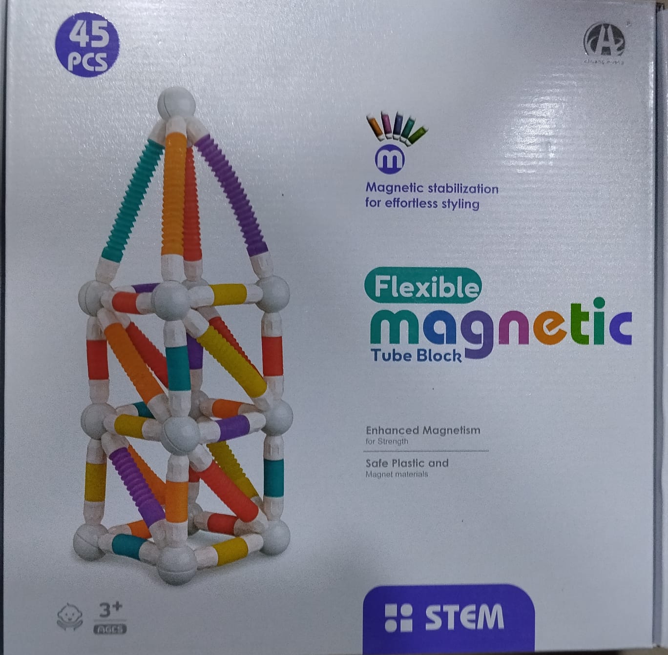 FLEXIBLE MAGNETIC BLOCK NEW 45 PC