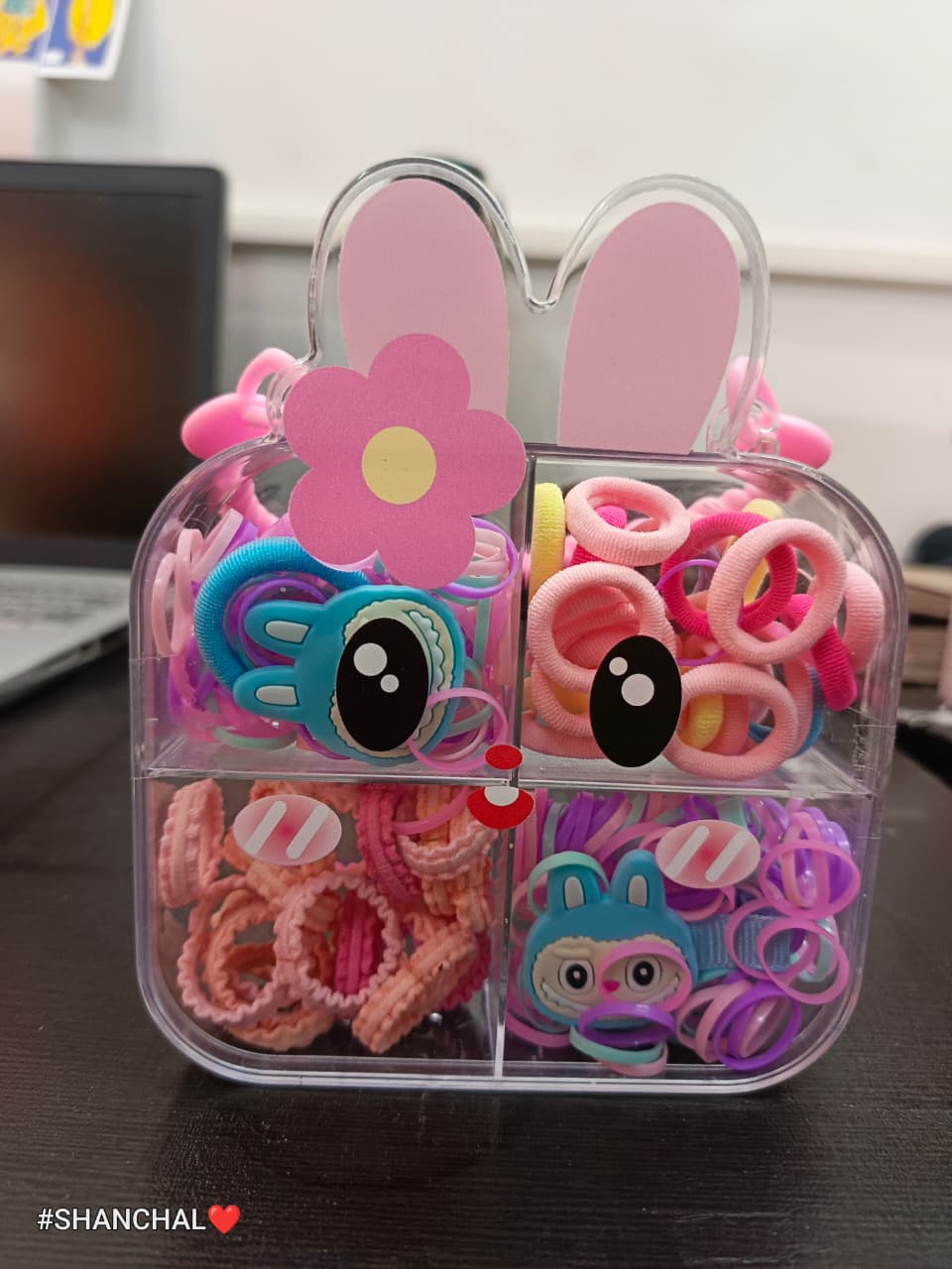 KNK WY HELLO KITTY RUBBER BAND  BAG SET NEW
