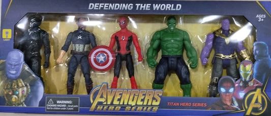 SUPERHERO BIG 5 PC TITAN HERO SERIES