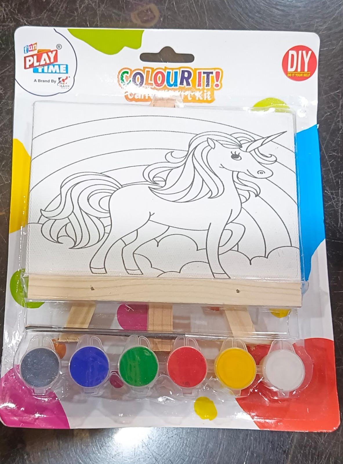 colour it Canvas art JR