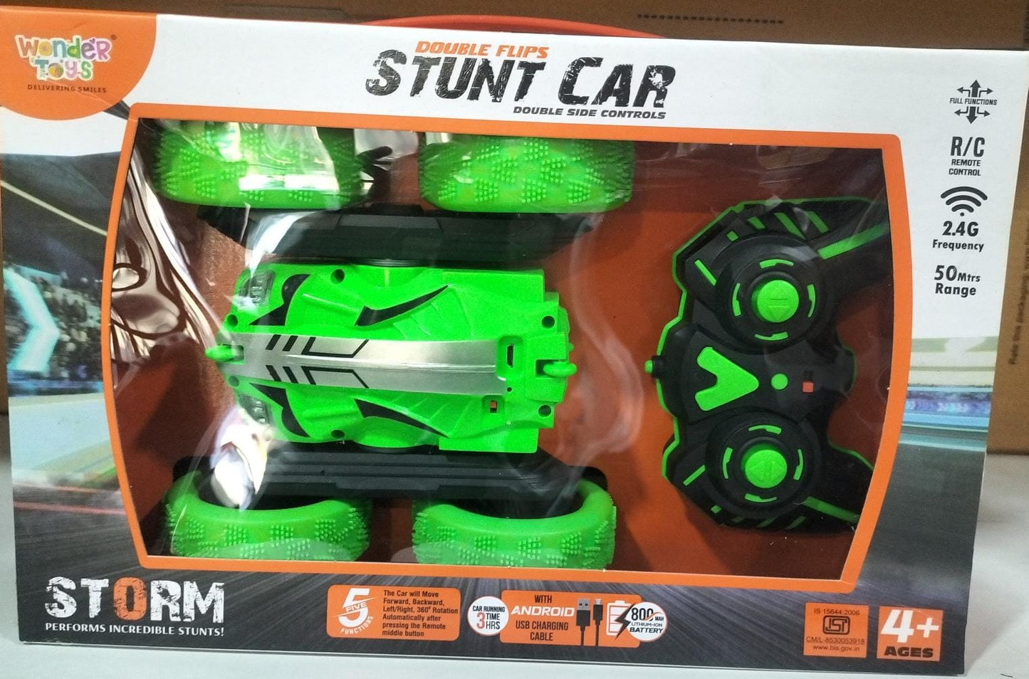 storm double flips stunt car (w)