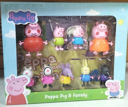 peppa pig 9pc set