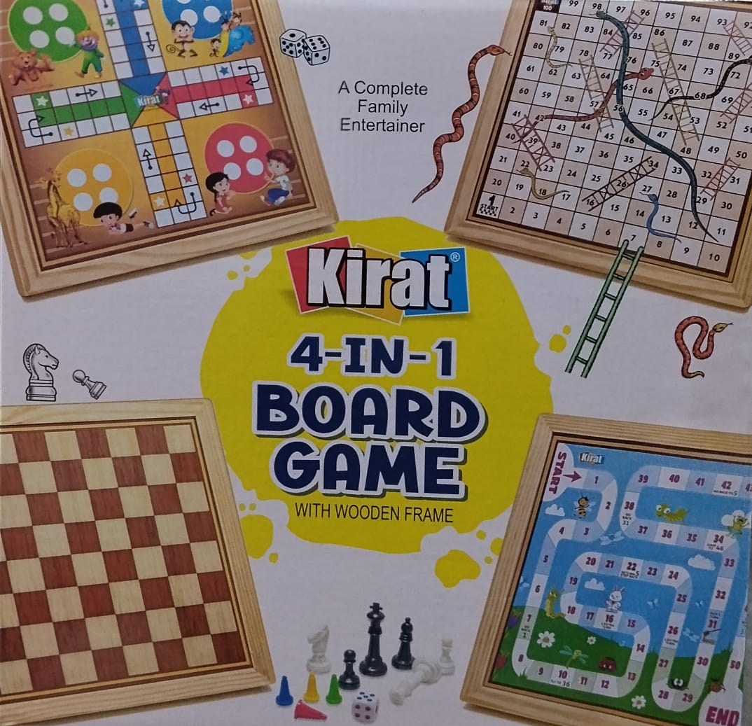 4 in 1 board game new