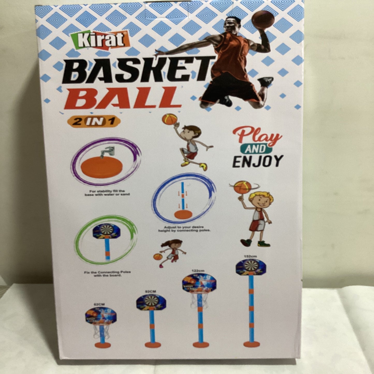 Kirat Standing Basketball 2in1