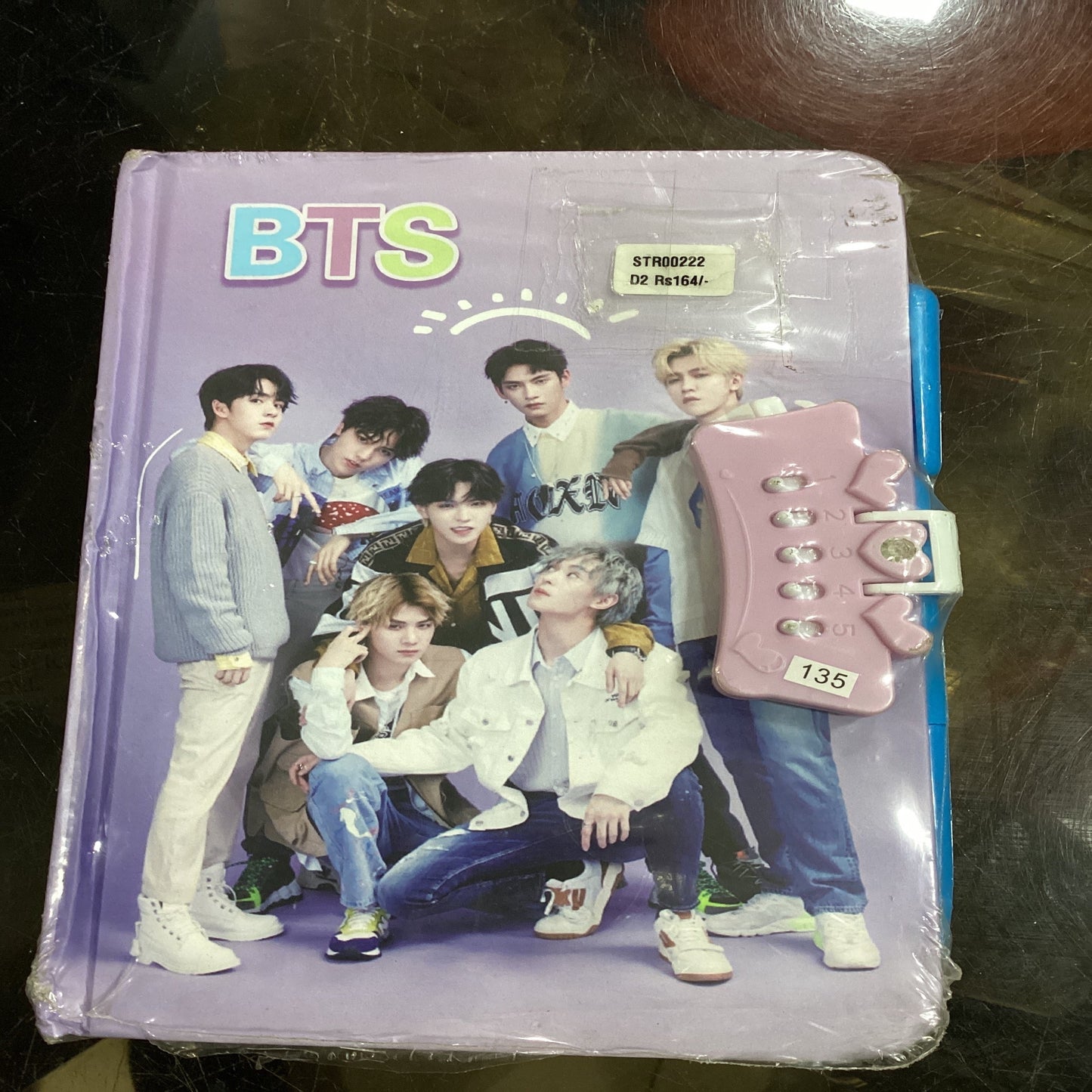 BTS Lock Diary 1074