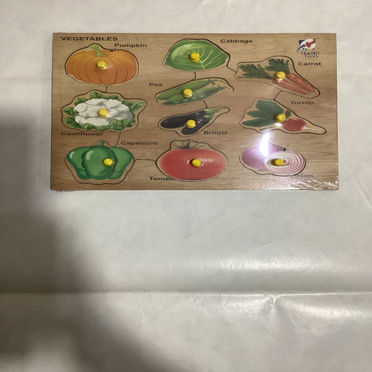 Wooden Puzzle Vegetables