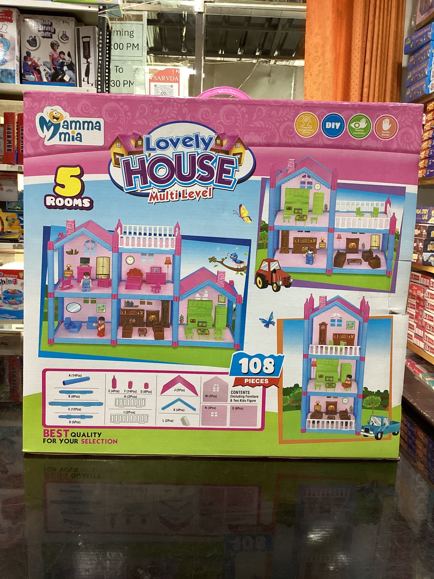 Lovely Doll House (108 pcs)