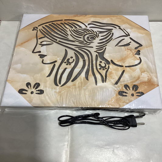 Radha Krishna Light Frame (12x12)